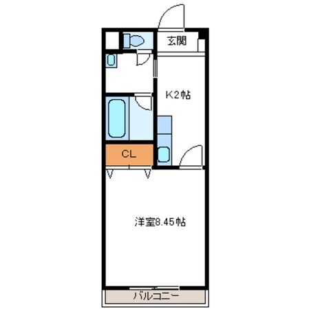 メゾンドソレイユの物件間取画像